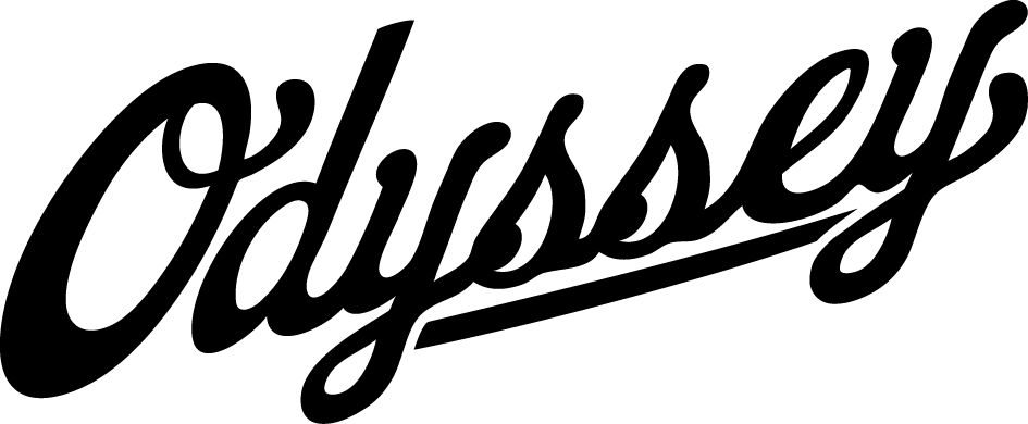 Odyssey Logo – Slugger-Script 1